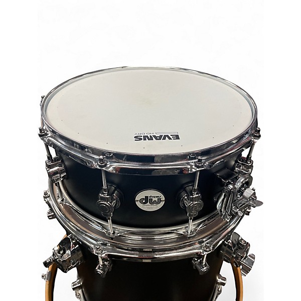 Used Evans 4 Piece DESIGN SERIES BLACK Drum Kit