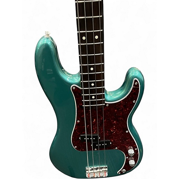 Used Fender American Classic P Bass Sherwood Green Metallic Electric Bass Guitar