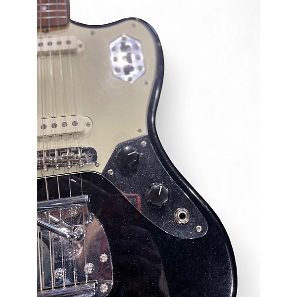 Used Fender 2021 Collection Made in Japan Traditional '60s Jaguar Black and White Solid Body Electric Guitar