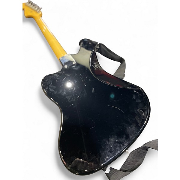 Used Fender 2021 Collection Made in Japan Traditional '60s Jaguar Black and White Solid Body Electric Guitar