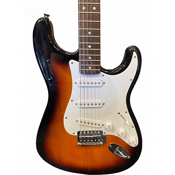 Used Squier Affinity Strat 2 Color Sunburst Solid Body Electric Guitar