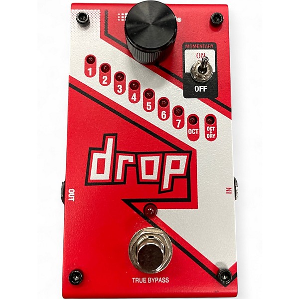 Used DigiTech The Drop Polyphonic Drop Tune Pitch-Shifter Effect Pedal