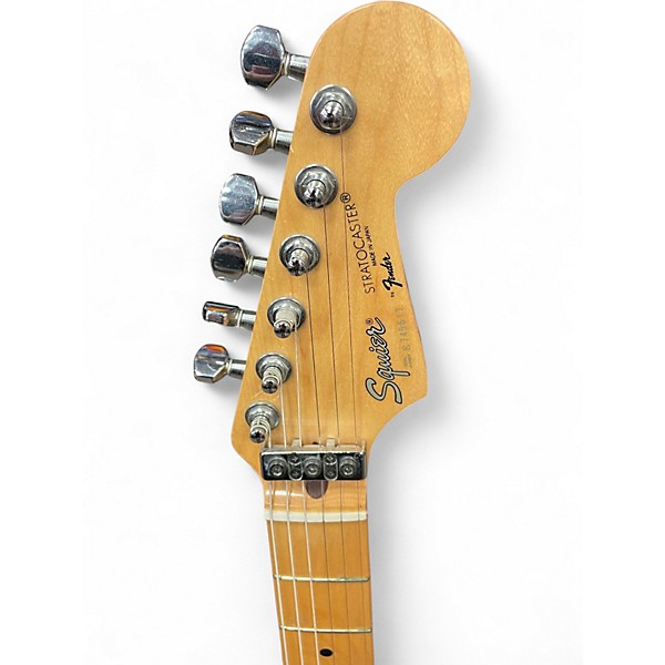 Vintage 1987 Squier Stratocaster Made in Japan red Solid Body Electric Guitar