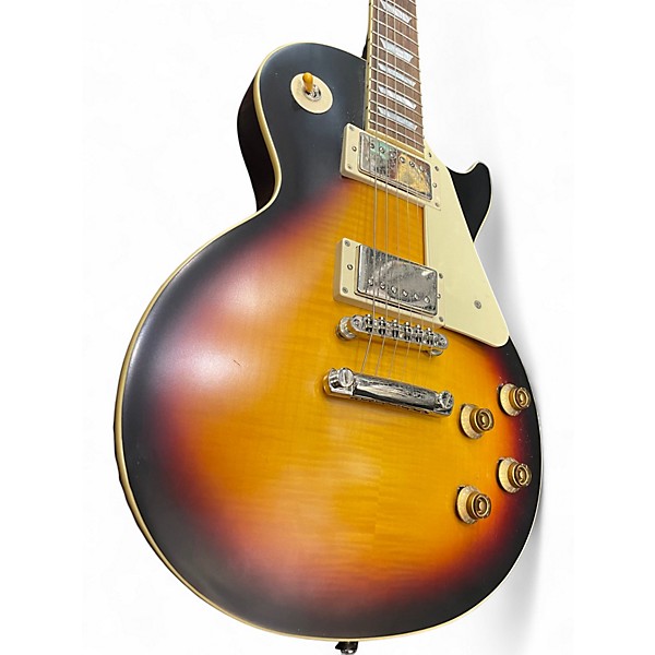 Used Epiphone Inspired by Gibson Custom 1959 Les Paul Standard Tobacco Burst Solid Body Electric Guitar