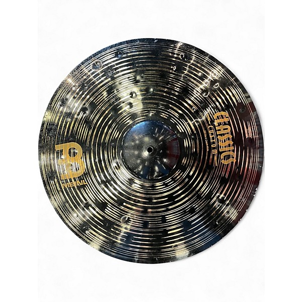 Used MEINL 22in DARK CRASH RIDE Cymbal