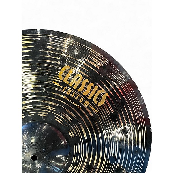 Used MEINL 22in DARK CRASH RIDE Cymbal