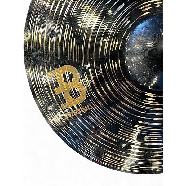 Used MEINL 22in DARK CRASH RIDE Cymbal