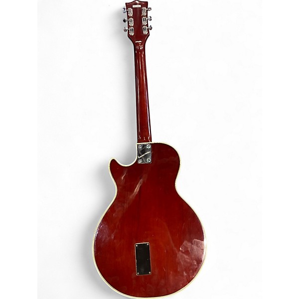 Vintage 1970s Silvertone EFFECTOR Tobacco Burst Solid Body Electric Guitar