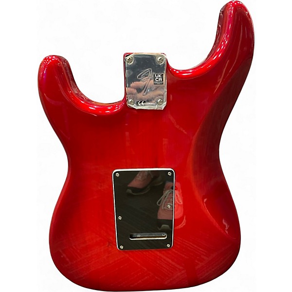 Used Fender Special Edition Player Stratocaster HSS Candy Red Burst Solid Body Electric Guitar