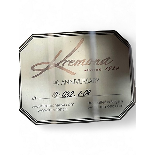 Used Kremona 90th Anniversary Natural Classical Acoustic Guitar