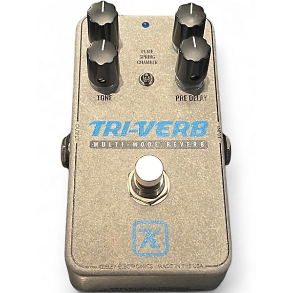 Used Keeley Tri-Verb Effect Pedal
