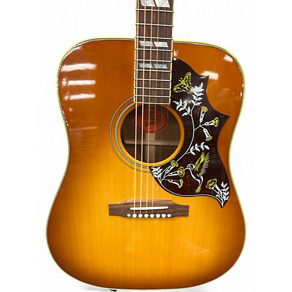 Used Gibson Hummingbird Original Heritage Cherry Sunburst Acoustic Electric Guitar