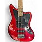 Used Squier Vintage Modified Jaguar Bass RED Electric Bass Guitar