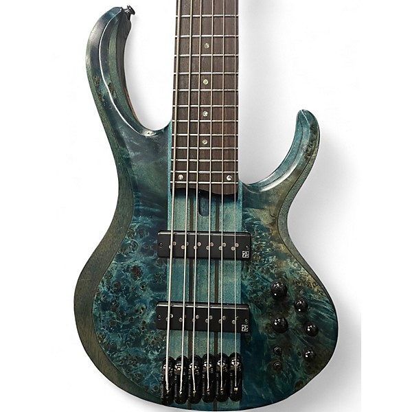 Used Ibanez BTB946 COSMIC BLUE Electric Bass Guitar