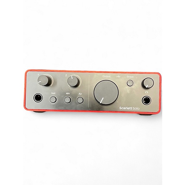 Used Focusrite SCARLET SOLO GEN 4 Audio Interface