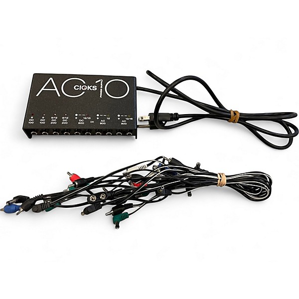 Used CIOKS AC10 100-800mA 10-Outlet 9-16v Power Supply