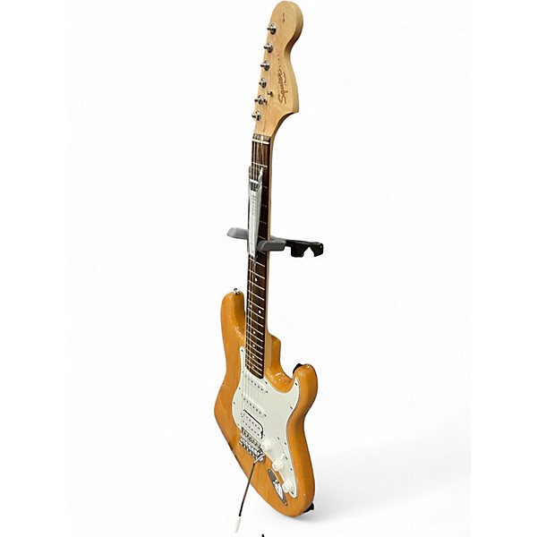 Used Squier Affinity Stratocaster Natural Solid Body Electric Guitar