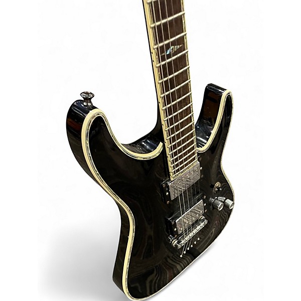 Used Schecter Guitar Research C1 ELITE BLACK Solid Body Electric Guitar