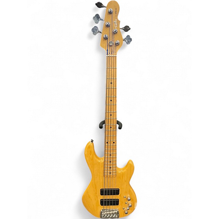Used G&L Tribute L2500 5 String Natural Electric Bass Guitar