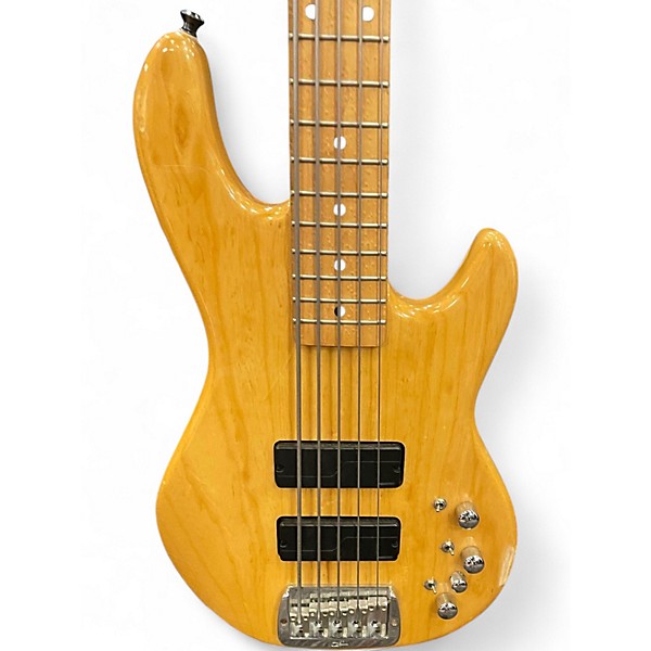 Used G&L Tribute L2500 5 String Natural Electric Bass Guitar