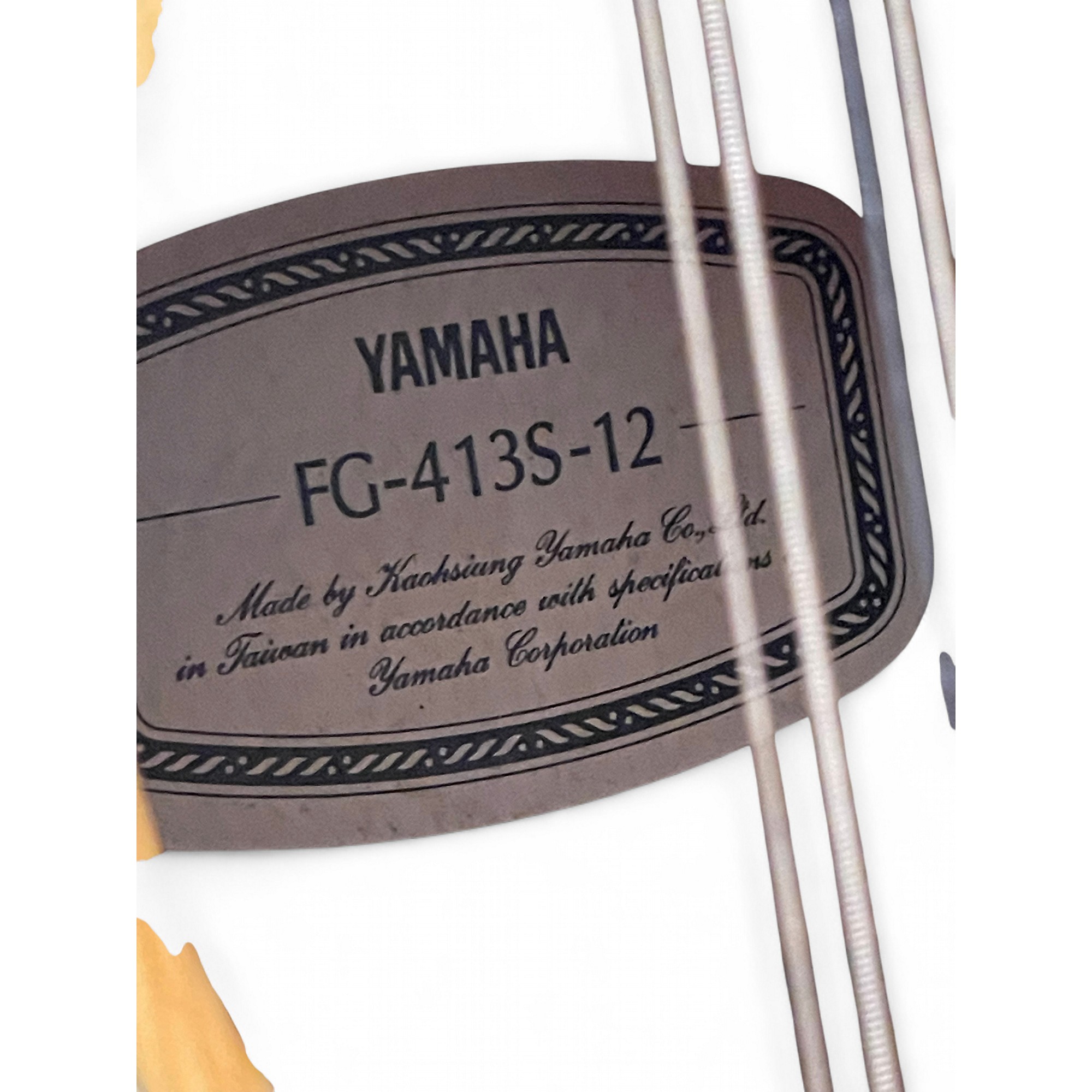 Used Yamaha YAMAHA FG-413S-12 NATURAL 12 String Acoustic Guitar