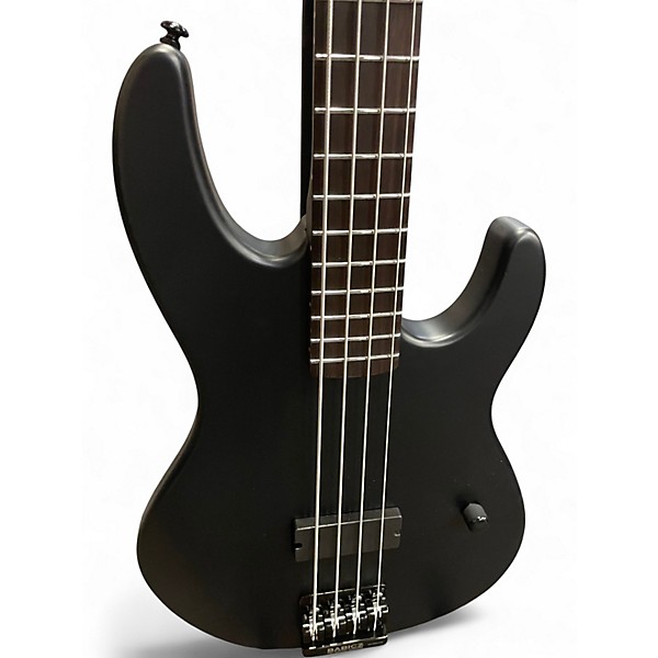 Used ESP LTD AP4 Black Metal Satin Black Electric Bass Guitar