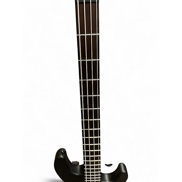 Used ESP LTD AP4 Black Metal Satin Black Electric Bass Guitar