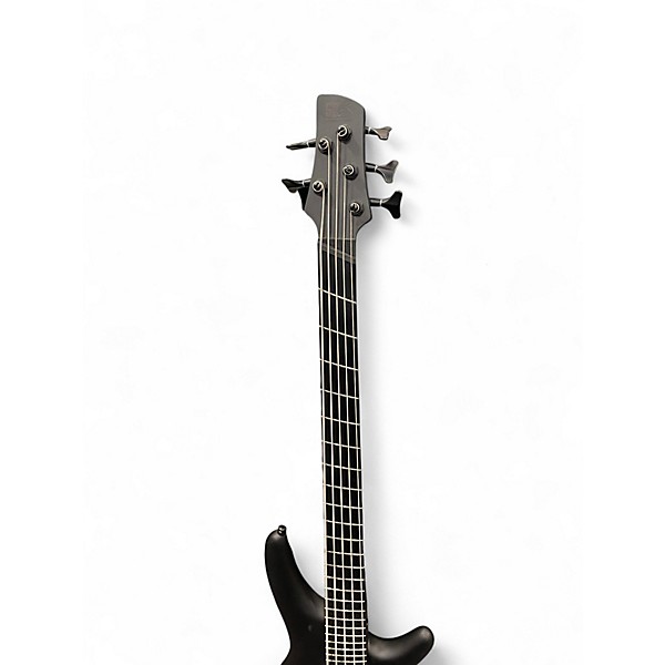 Used Ibanez SRMS625EX Flat Black Electric Bass Guitar