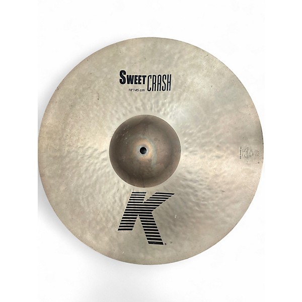 Used Zildjian 18in K Sweet Crash Cymbal