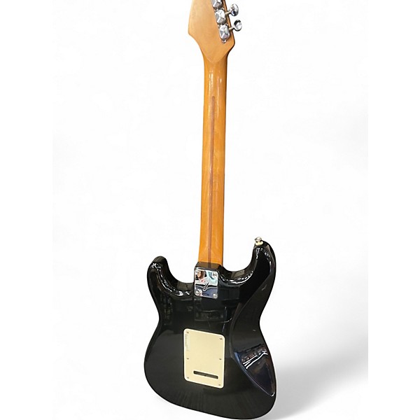 Used 1995 Fender Squier Series Stratocaster Black Solid Body Electric Guitar