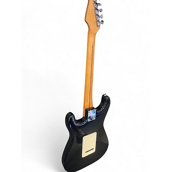 Used 1995 Fender Squier Series Stratocaster Black Solid Body Electric Guitar