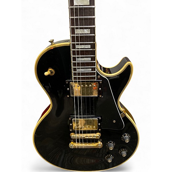 Vintage 1980s Greco ECG-550 BLACK Solid Body Electric Guitar