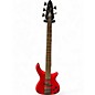 Used Rogue LX205B Candy Apple Red Electric Bass Guitar