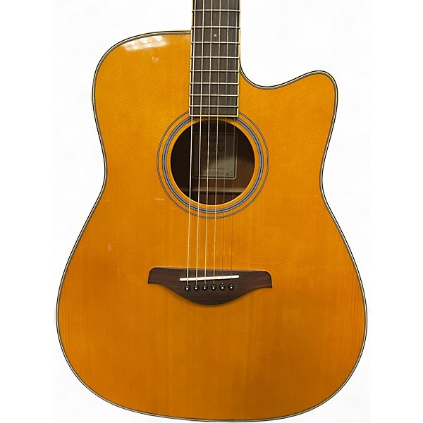 Used Yamaha FGC-TA Natural Acoustic Electric Guitar