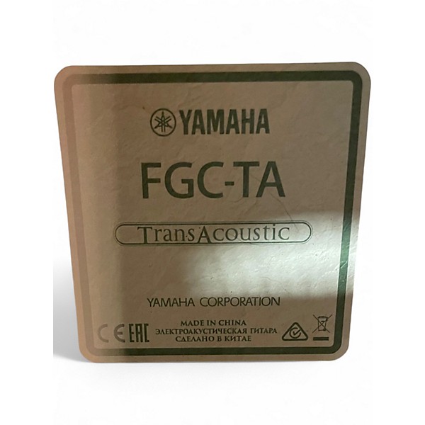 Used Yamaha FGC-TA Natural Acoustic Electric Guitar