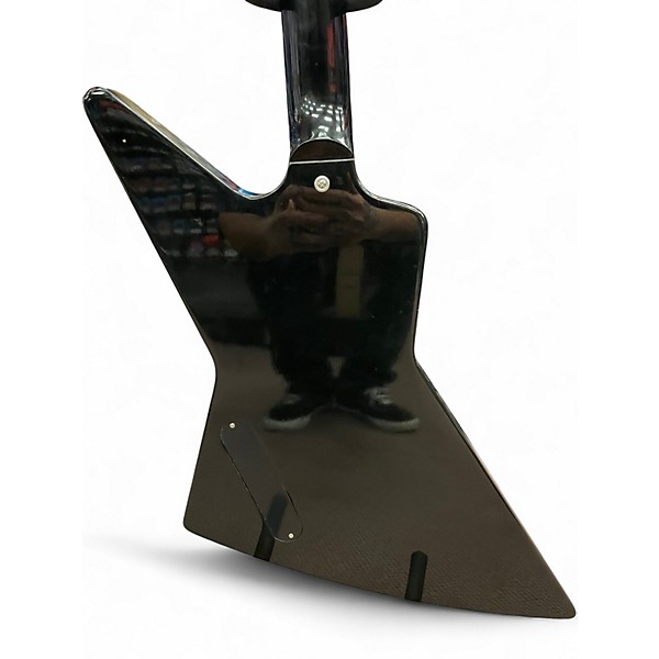 Used Gibson Explorer Black and White Solid Body Electric Guitar