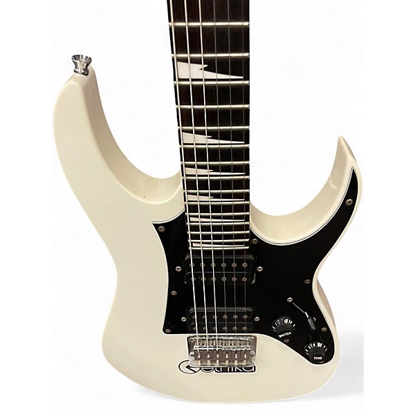 Used Ibanez GDTM21 Mikro WHITE Solid Body Electric Guitar