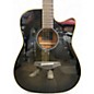 Used Yamaha A1M Trans Black Acoustic Electric Guitar