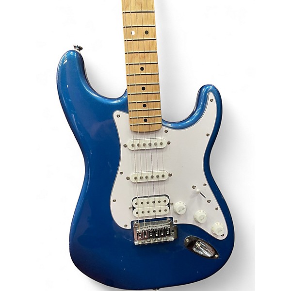 Used Squier Stratocaster HSS Blue Solid Body Electric Guitar