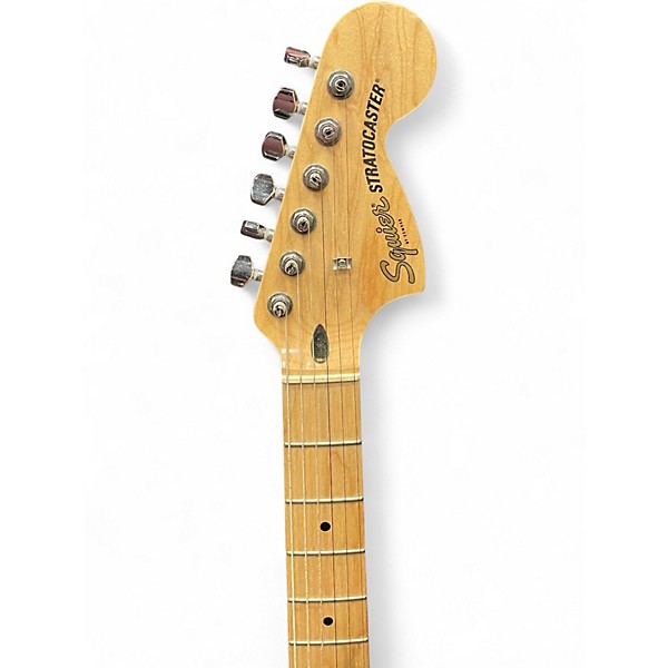 Used Squier Stratocaster HSS Blue Solid Body Electric Guitar