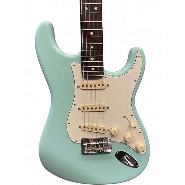 Used Fender American Professional Stratocaster with Rosewood Neck Daphne Blue Solid Body Electric Guitar
