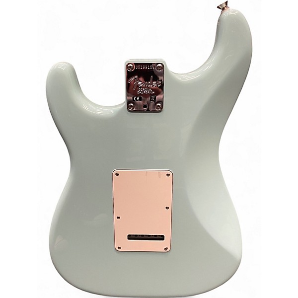 Used Fender American Professional Stratocaster with Rosewood Neck Daphne Blue Solid Body Electric Guitar