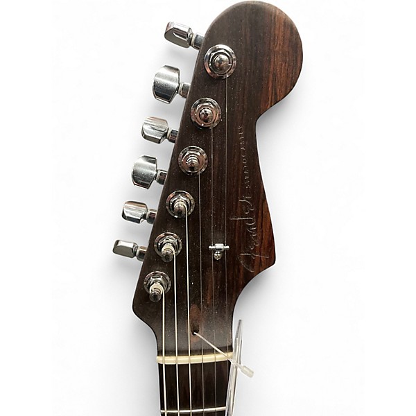 Used Fender American Professional Stratocaster with Rosewood Neck Daphne Blue Solid Body Electric Guitar