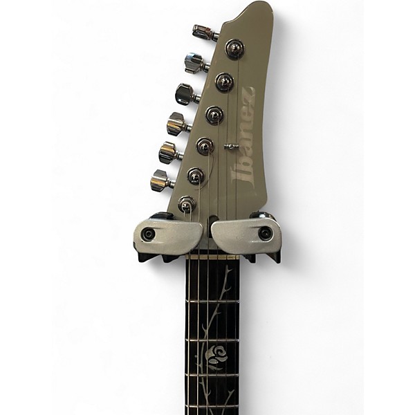 Used Ibanez TOD10 Tim Henson Silver Solid Body Electric Guitar