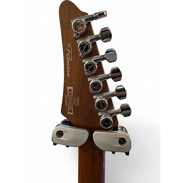 Used Ibanez TOD10 Tim Henson Silver Solid Body Electric Guitar