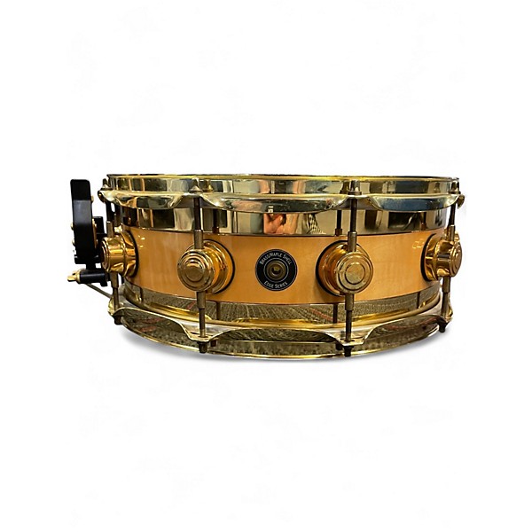 Used DW 14in Collector's Edge Maple/Brass Natural Drum