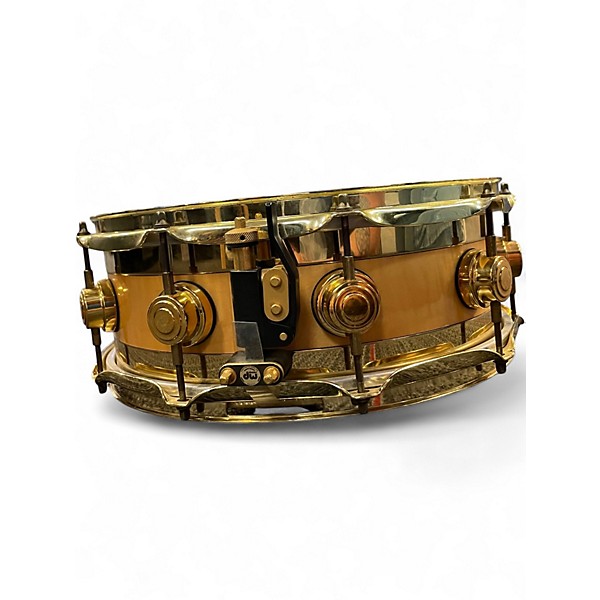 Used DW 14in Collector's Edge Maple/Brass Natural Drum