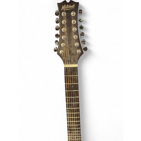 Used Mitchell T331tce Mahogany 12 String Acoustic Electric Guitar