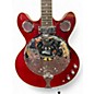 Used Cozart Resonator Cherry Hollow Body Electric Guitar