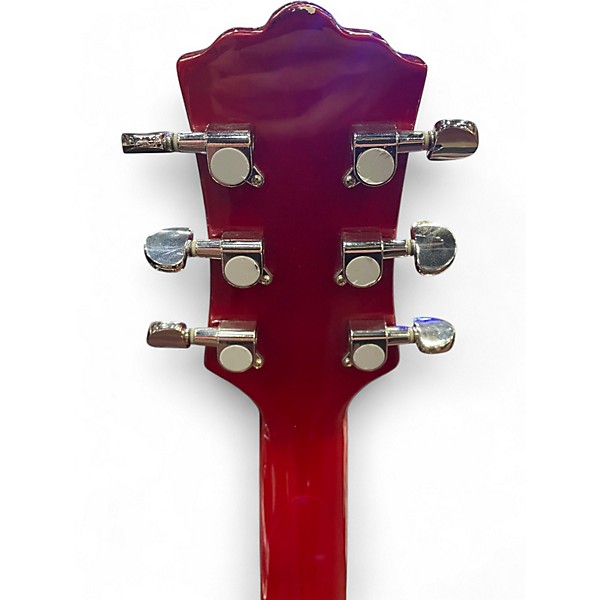 Used Cozart Resonator Cherry Hollow Body Electric Guitar